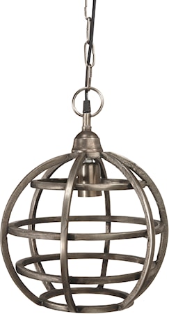 Bristol Taklampa Råsilver 30cm