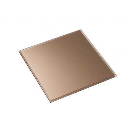 Nagel Spegelbas 27x27 cm Smoked brown