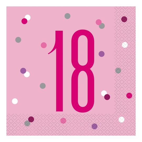 Papperservetter Siffra Rosa - Siffra 18