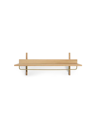 Sector Rack Hylla 87 cm Ek/Mässing
