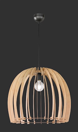 Wood Taklampa 60 cm E27 Natur