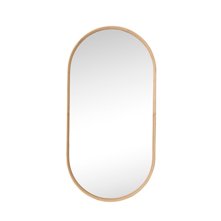 Spegel Glas/Bambu Natur