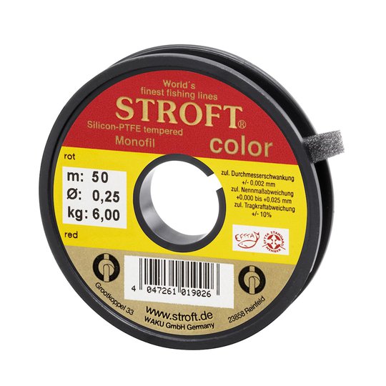 Stroft Red 50 m monofilament lina