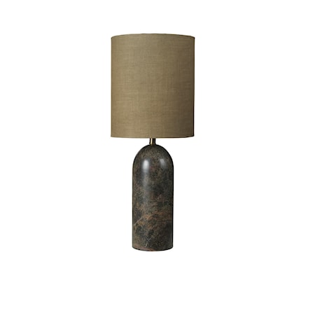 Asta Lampa 63x25 cm Skogsgrön/Marmor