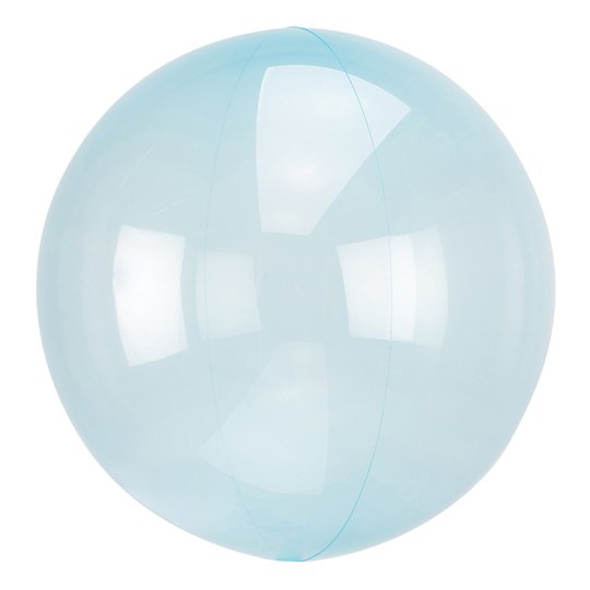 Ballong Clearz Crystal Blå