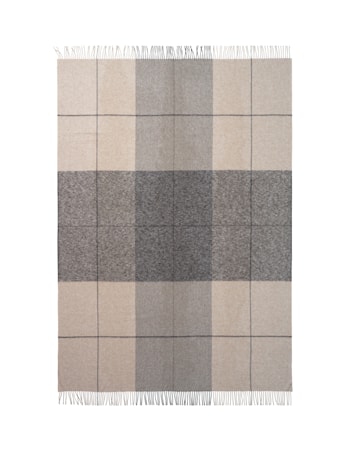 Blocks Pläd Baby Alpacka Ull Beige/Grå