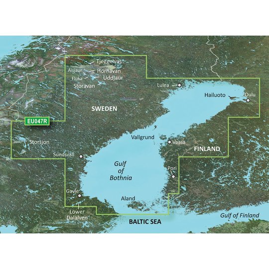 Garmin BlueChart g3 HD HXEU047R sjökort över Bottniska viken