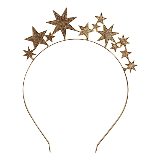 Diadem med Guldstjärnor