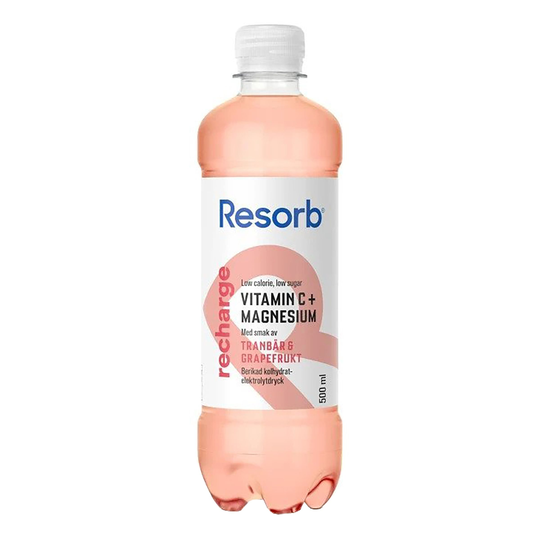 Resorb Recharge Tranbär & Grapefrukt - 50 cl