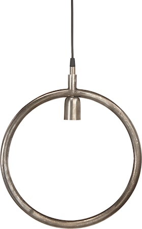Circle Taklampa Råsilver 35cm