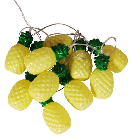 Ljusslinga Pineapple LED Batteri 1,65m