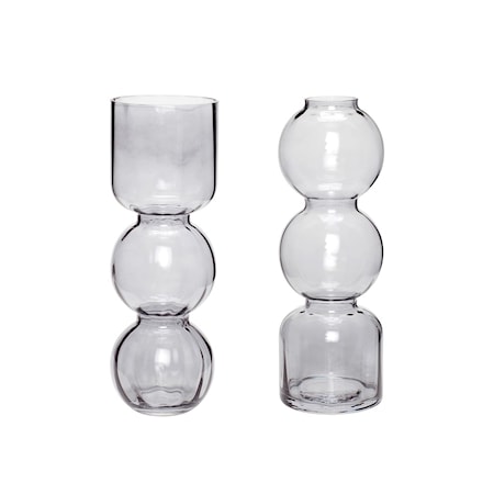 Vas Glas Grå 2 st/förpackning
