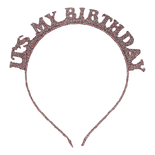 Diadem It's My Birthday Roséguld