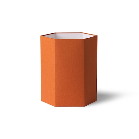 Hexagonal Lampskärm Orange Jute M