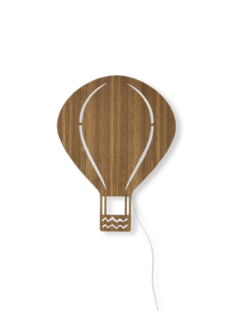 Air Balloon Lamp - Smoked Oak
