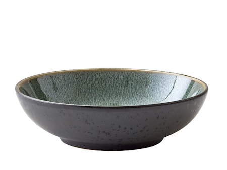 Pastaskål 20cm Svart/grön BITZ