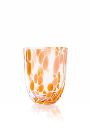 Big Confetti Dricksglas Peach