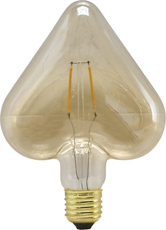 Shaped LED Filament Guld Hjärta
