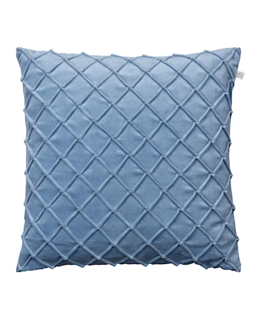 Deva Kuddfodral Velvet Himmelsblå 50x50cm