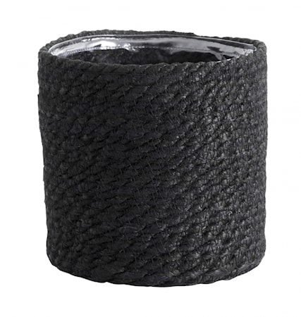Örtkruka Juteväv Svart 14Cm