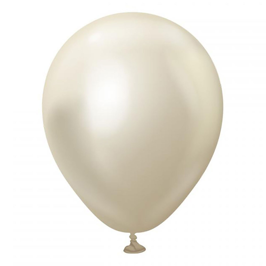 Latexballonger Professional Mini White Gold Chrome - 100-pack