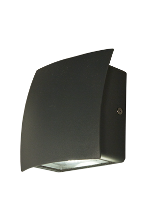 Flip Vägglampa Ute Mörkgrå IP54