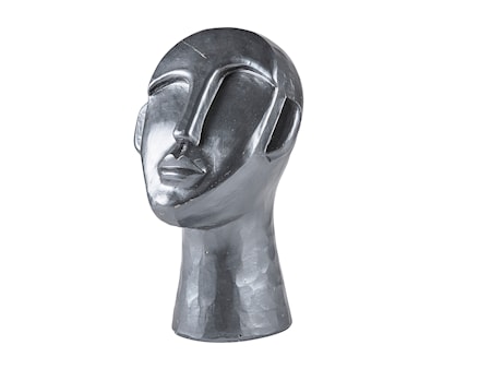 Trun Figur Huvud 30 cm Mörkgrå