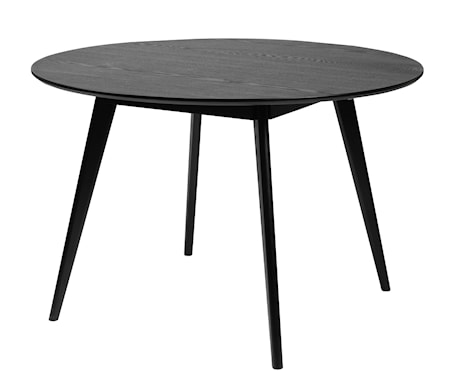 Yumi Matbord Runt Svartbetsad ask 115 cm