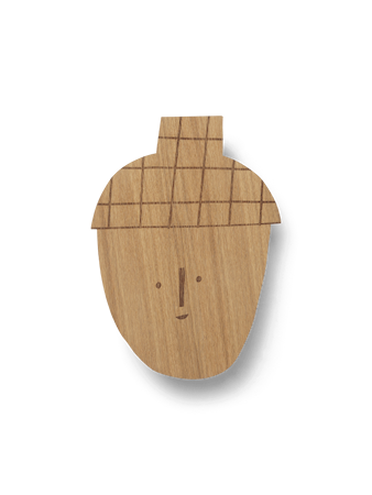 Acorn Lamp Oiled Oak