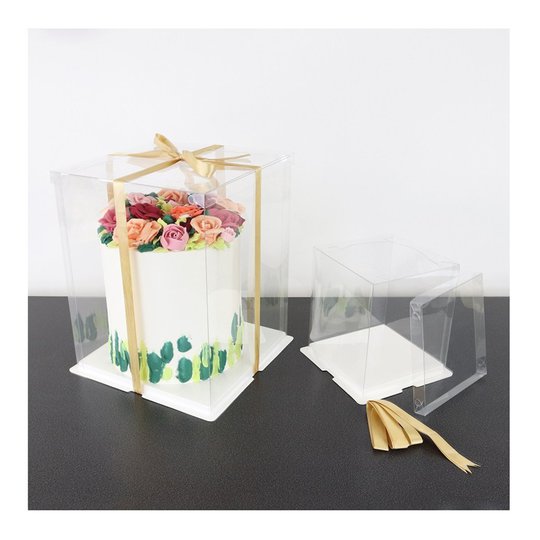Tårtkartong Transparent - 15 cm