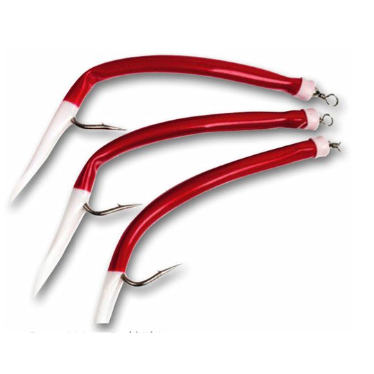 Fladen Rubber Mac Red/White gummimask