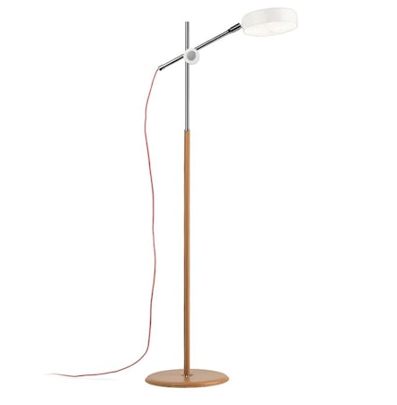 Simris golvlampa - vit