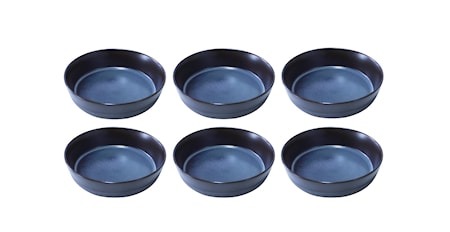 Raw Djup Tallrik Midnight Blue 6 st