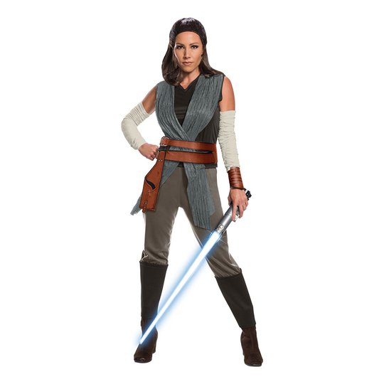 The Last Jedi Rey Deluxe Maskeraddräkt - Medium