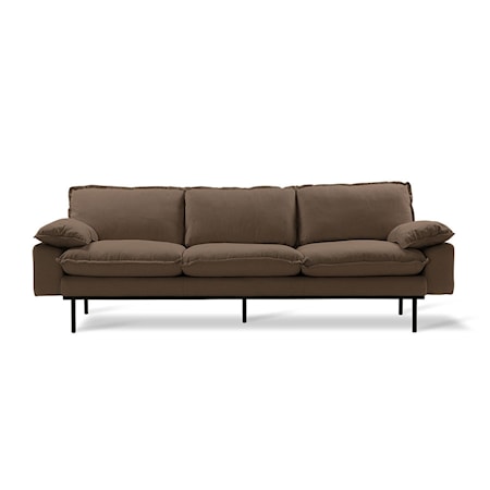 Retro Soffa 4-sits Brun