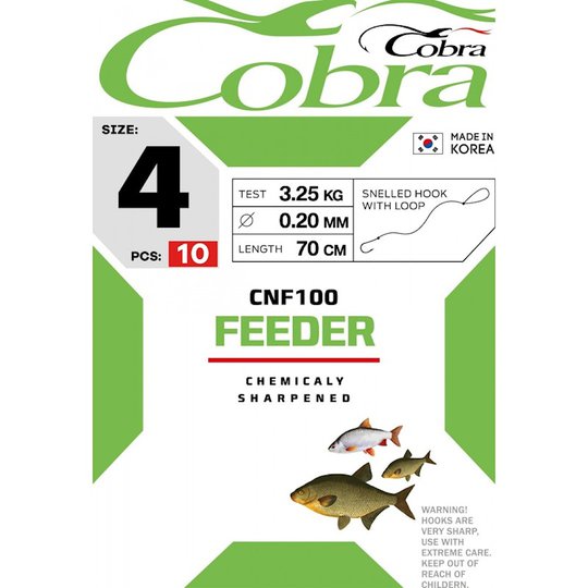 Cobra Feeder krok med tafs 10st/pkt
