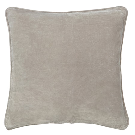 Velvet Kuddfodral 50x50 cm Grå