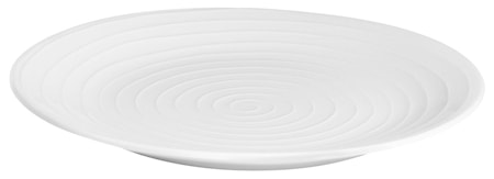 Blond Tallrik Vit/Rand 22 cm