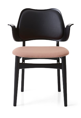 Gesture Stol Fresh Peach Svartlackad Bok