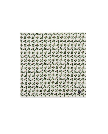 Printed Servett 50x50 Vit/Grön