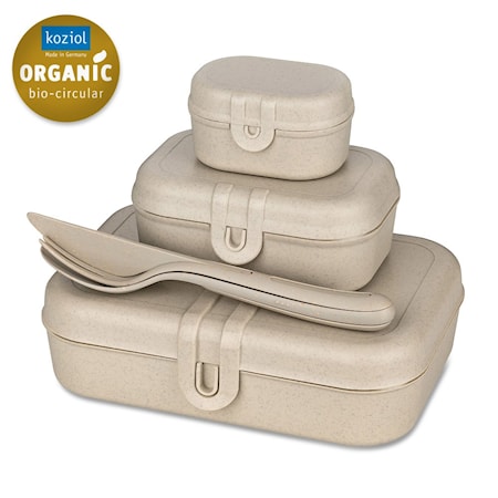 Pascal Ready Set Lunchbox 6 delar Beige