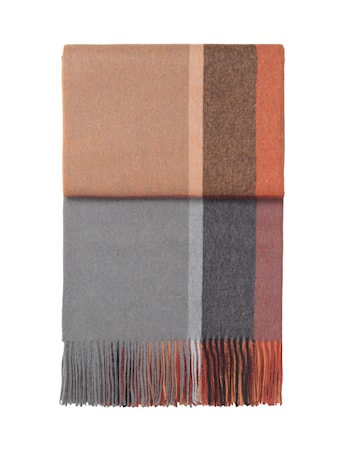 Manhattan Pläd Terracotta/Red magma