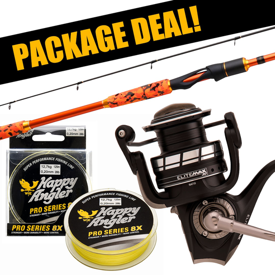 Patriot Fireball Xtreme Seatrout + Abu Garcia Elite Max haspelset med flätlina