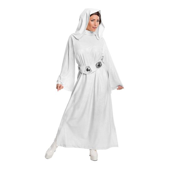Prinsessan Leia Deluxe Maskeraddräkt - X-Small