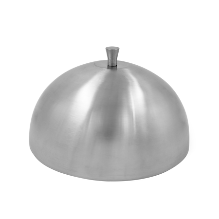 Smältkupol Rund 27cm Rostfritt stål