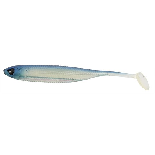 Lucky John 3D Makora Shad Tail 4" fiskjigg 6 st/pkt