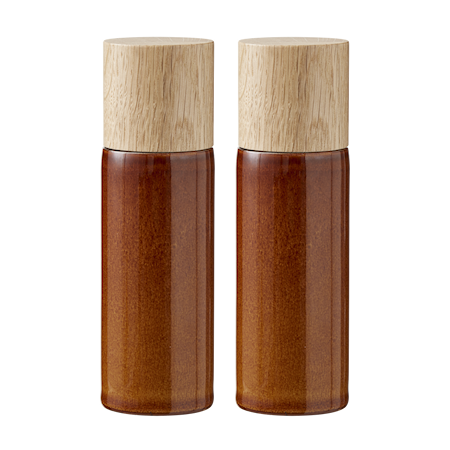 Salt & Pepparkvarn Set 17cm Amber