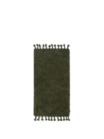 Amass Long Pile Runner - Olive
