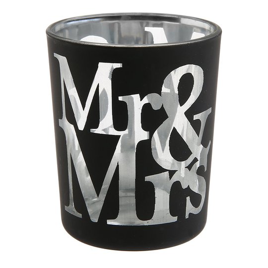 Ljuslykta Mr & Mrs - 2-pack