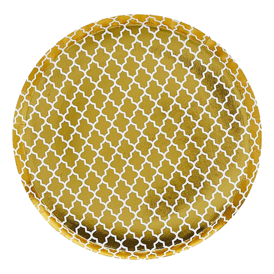 Pappersassietter Eid Guld - 8-pack